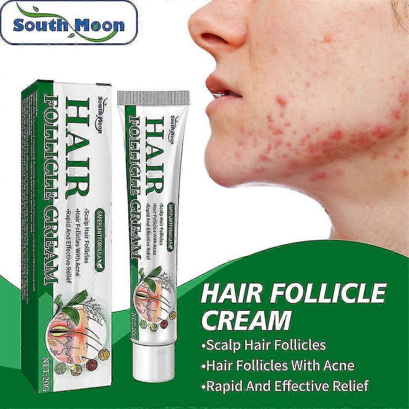 1/2/3 pcs Hair Follicle Cream Treat Scalp Hair Folliculitis Skin Inflammation Spot Remover Body Acne Anti Itching Ointment