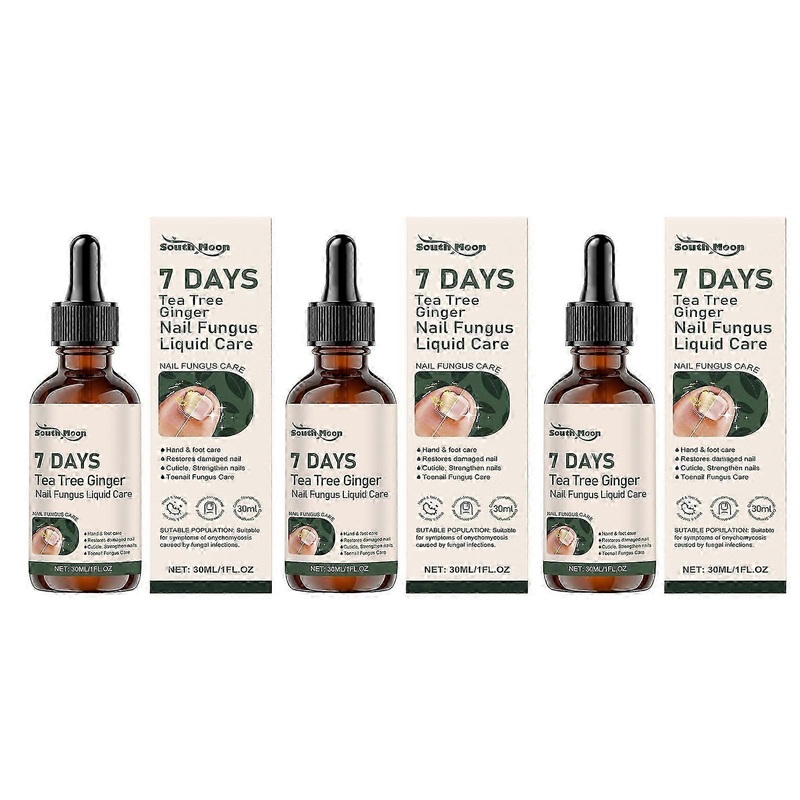 1-3x 7 Days Teas Tree Ginger Nailfungus Treatments Nourishing Strengthening Nails Liquid for Healthier Growth – HF