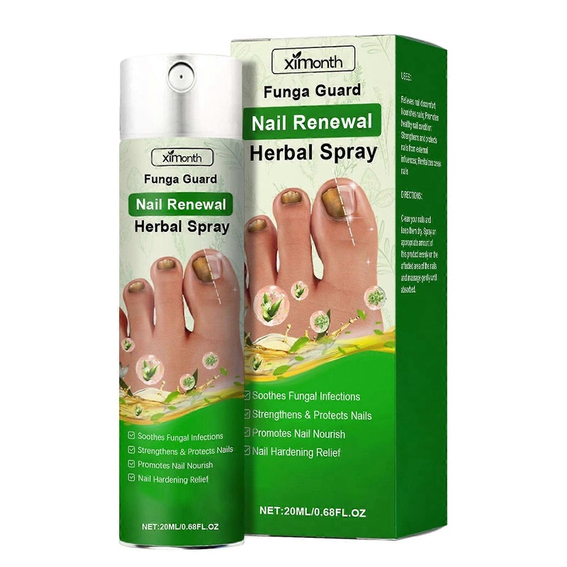 1-3x FungaGuard Nail Renewal Herbal Spray No Irritate Anti Nailfungus Toenails Nails Regrowth Serum Spray