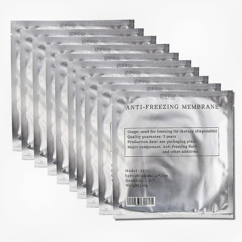 10 pieces anti freeze membrane for fat freezing therapy cryo pads reusable protective film for cold treatment