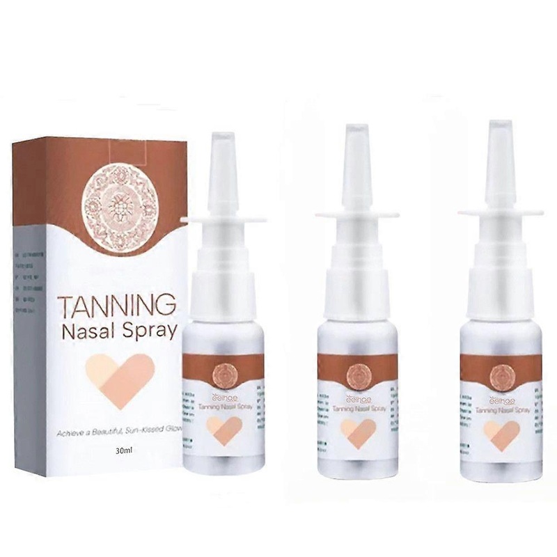 3PCS Blackening Spray Moisturizing Tanning Free Bronze Wheat Color Blackening