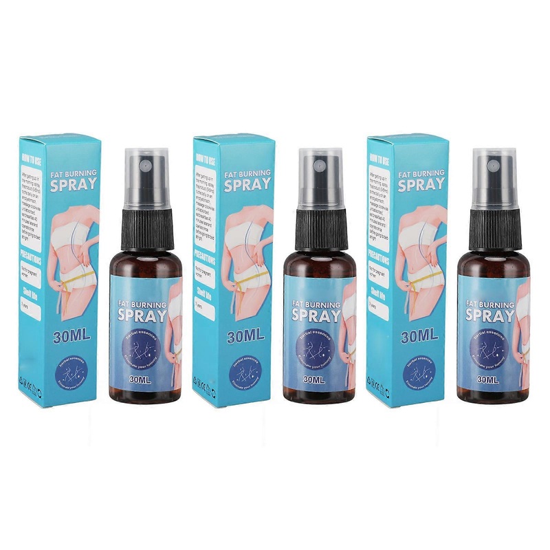 3pcs Fat Burning Spray 30ml Body Sculpting Repairing Skin Massaging Anti Cellultie Slimming Spray for Potbelly Thighs