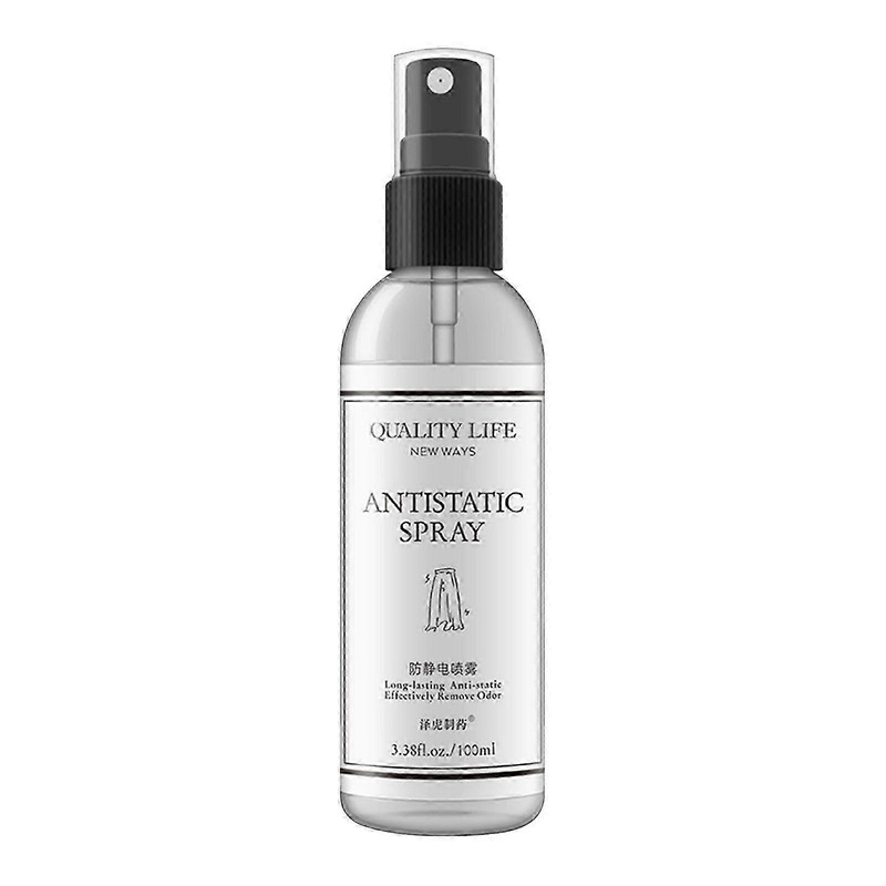Antistatic Spray Clothes Antistatic Agent, Fabric Hair Antistatic 100ml 2025