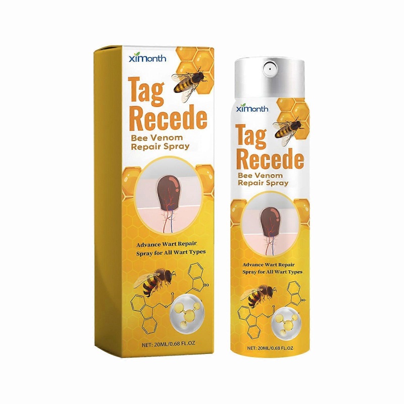 Beesvenom Wart Care Spray, Improves Flesh Particle Mole Repair Smooth Skin Wart Treatment Spray