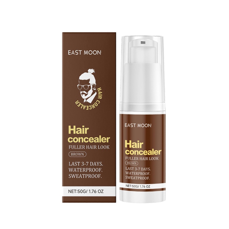 Brown Scalp Concealer for Seamless Natural Hairline | Nourishing Hair Treatment to Cover Thinning & Gaps | Long-Lasting, Easy-to-Apply Hair Concealer