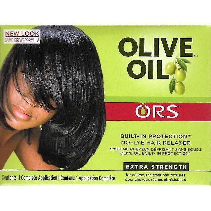 Extra Strength Olive Oil Hair Relaxer Kit for UK Textured Hair Care