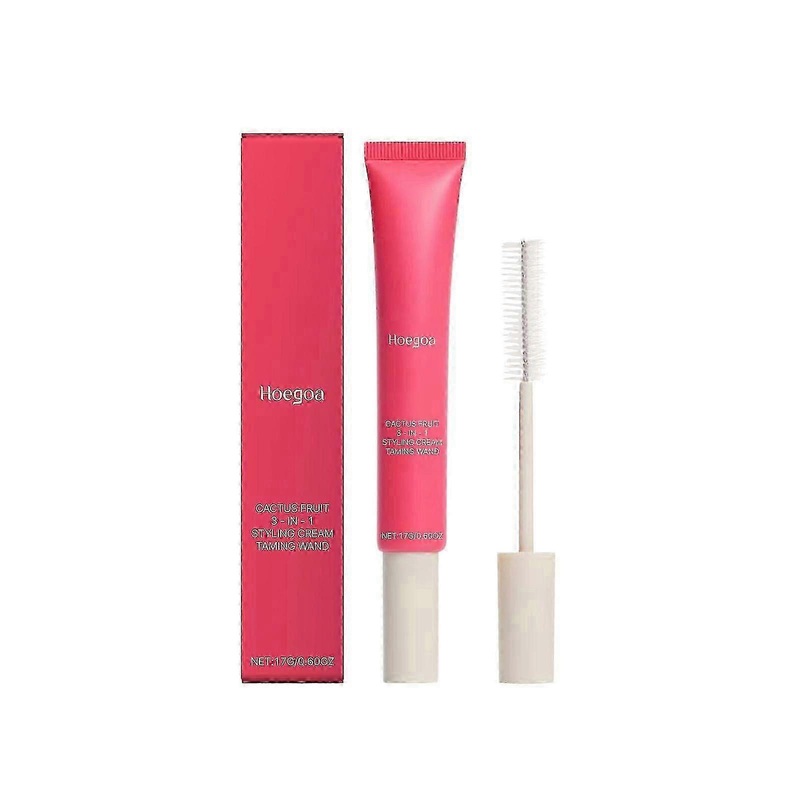 Hair Cactus Fruit 3-In-1 Styling Cream & Taming Wand – Tame Flyaways, Smooth Frizz, Style Edges 17g