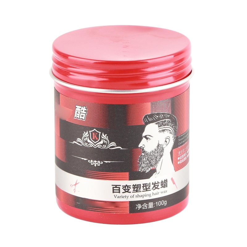 Men Hair Styling Cream Grooming Wax Vintage Lasting Fresh Fluffy Strong Hold 100ml