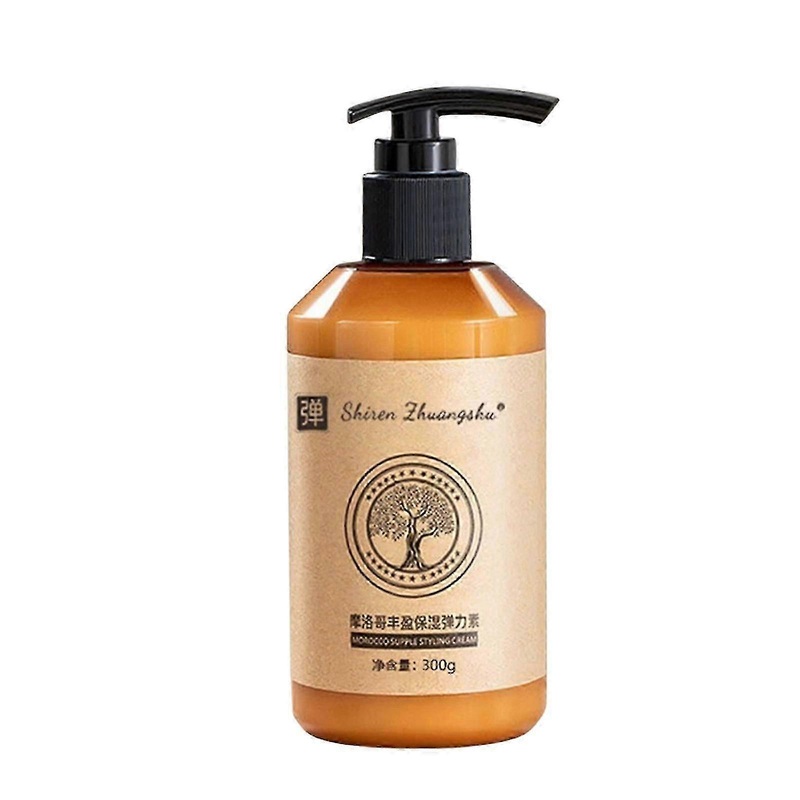 Moroccan Elastin Long-Lasting Styling Moroccan Volume Moisturizing Elasticity Lotion Hydrating Hair Styling Cream for Women 2024