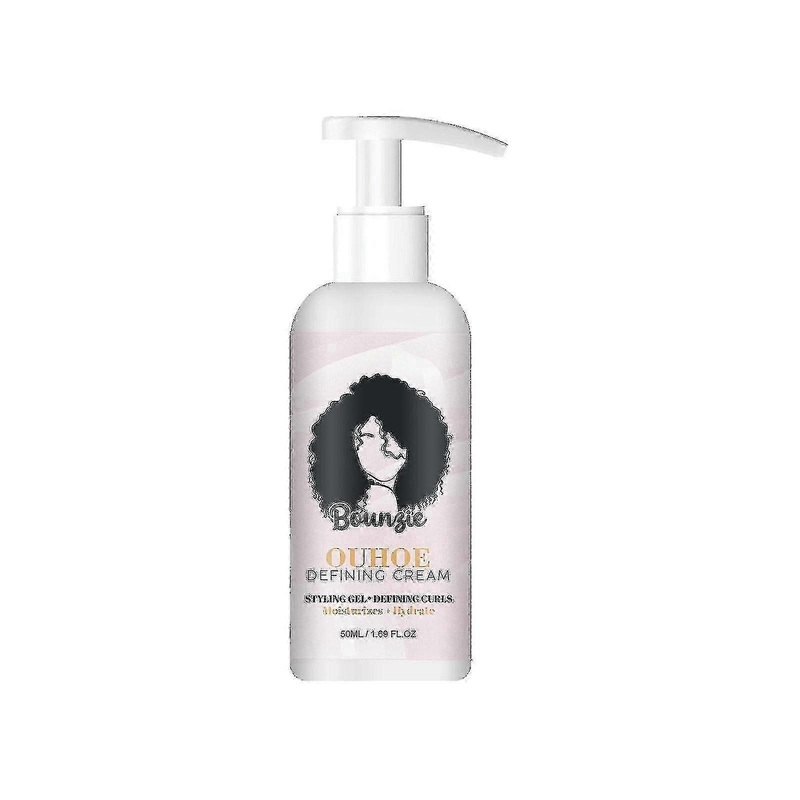 Ouhoe Elasin Curly Hair Styling Fluffy Curly Hair Drying Repair Curly Hair Essence Moisturizing Styling      3670680298959