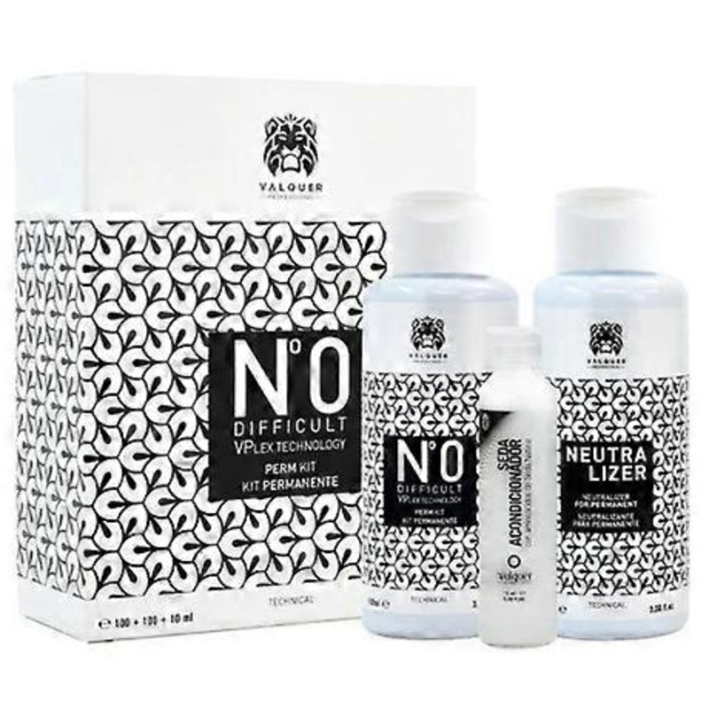 Perm Kit No. 0 (for Difficult Hair) – 100+100+10 Ml Valquer