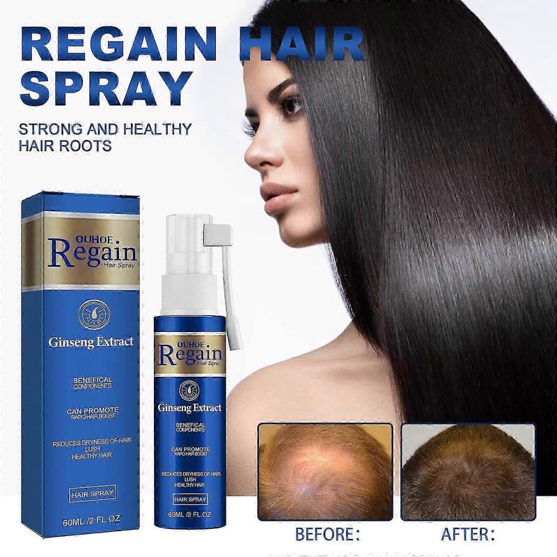 Regain Hair Spray Dense Hair Growth Spray Red Ginseng Hair Spray 60ml 241067