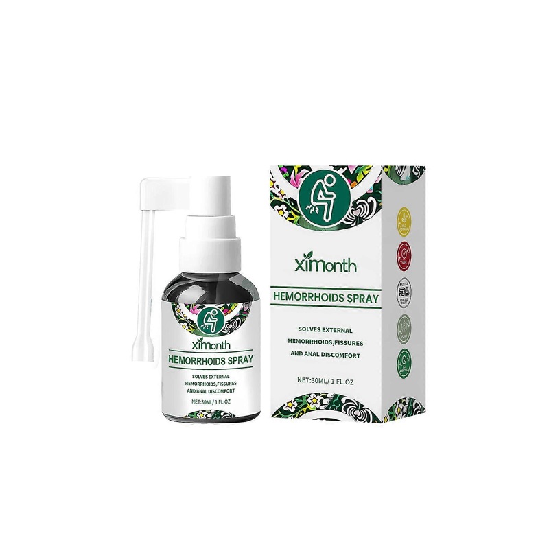 Ximonth Herbal Perianal Treatment Spray Soothing Perianal Repair Treatment Refreshing Moisturizing Mild Spray