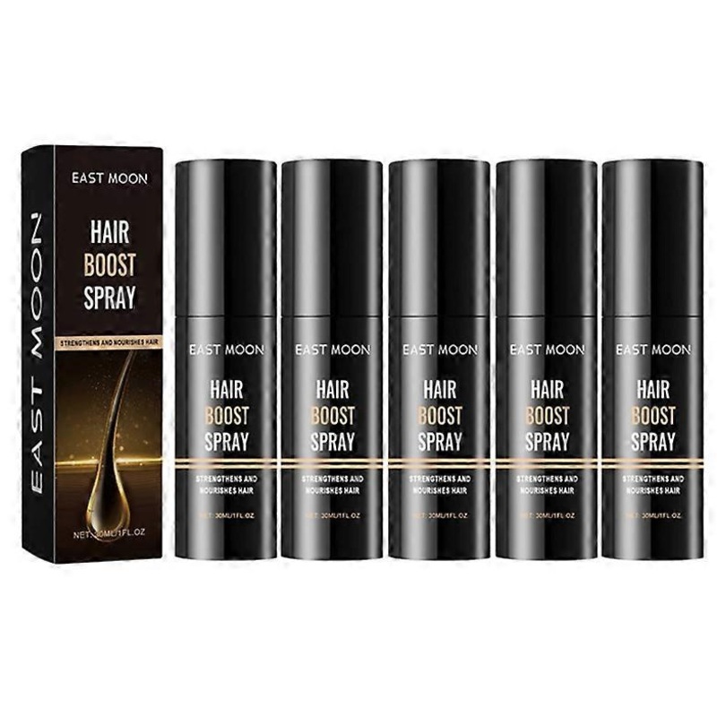 1-5pcs Hair Boost Spray, Strong Solid Hair Thick Hair Fall Prevention Moisturize Hair Care Liquid