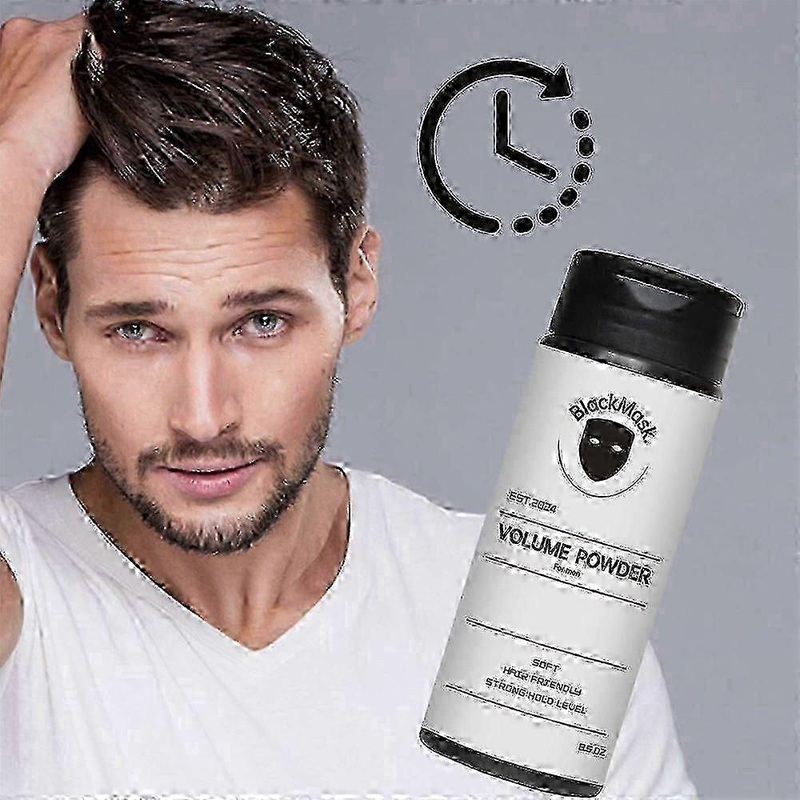 2025 Black Mask Hair Styling Powder, Volume Powder Instantly Adds Texture Volume