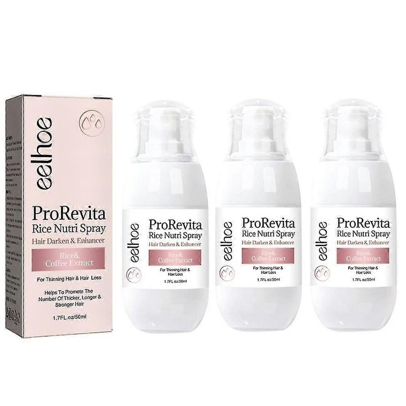 3X Zephta H-Regrow 2.0, Zephta Hair Regrowth, Prorevita Rice Nutri Spray, for Hair A1