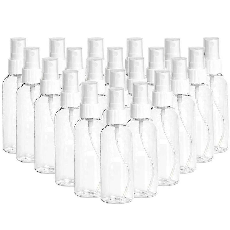 50pcs 75ml/2.5oz Mist Spray Bottle Premium Transparent Diy Crafts Empty Pump