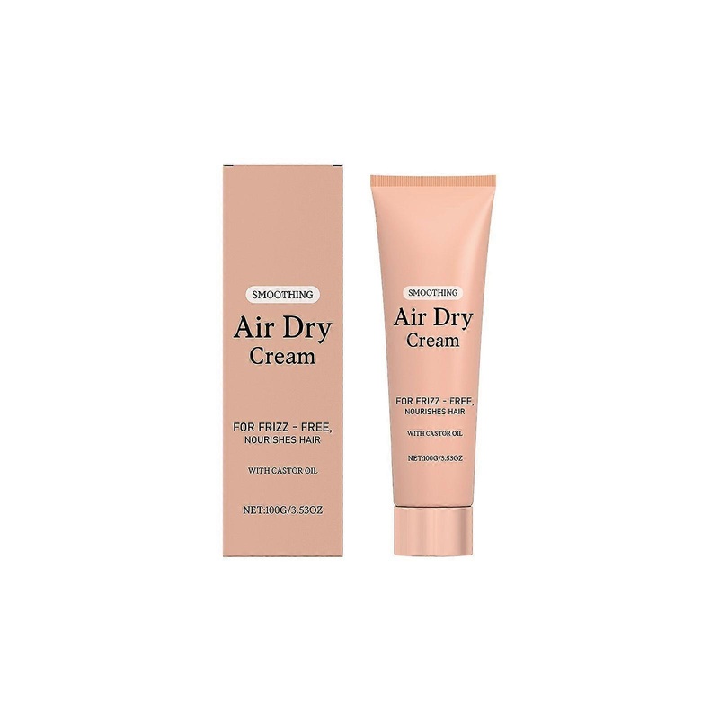 Air Dry Cream, No Heat Air Dry Cream – Heatless Styling for Curly, Wavy & Straight Hair | Lightweight, Hydrating, Anti-Frizz Cream for Natural Texture
