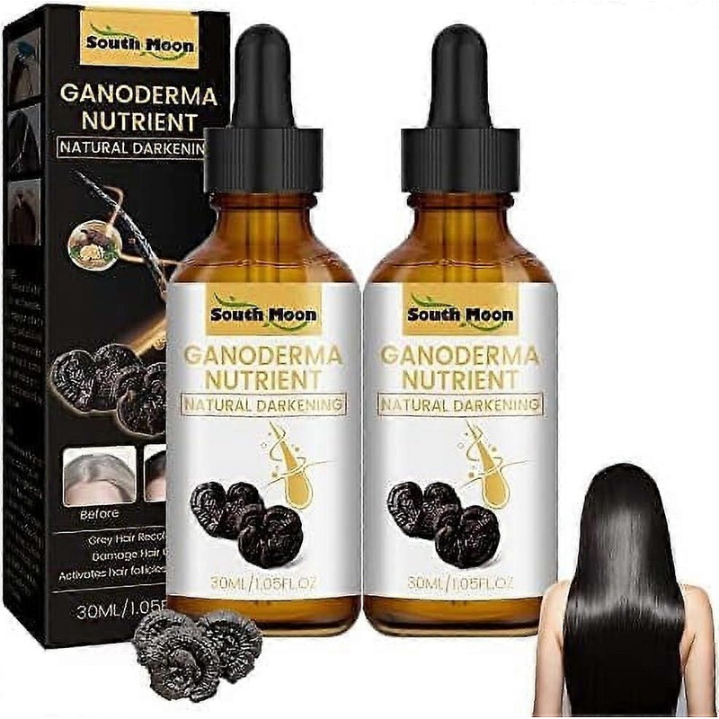 Anti-Greying Hair Serum, Hair Darkening Serum, Organic Nutrient Hair Grey Reverse Essence, Darken Your Hair Naturally Without Harming Them (2PCS)