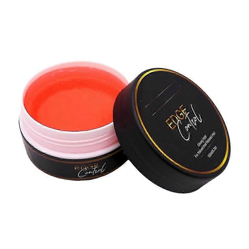 Strong Hold Edge Control Gel with Castor Oil, Non-Greasy, Non-Flaking, No White Cast, Long Lasting, Natural Formula, For All Hair Types,5.3 Fl Oz