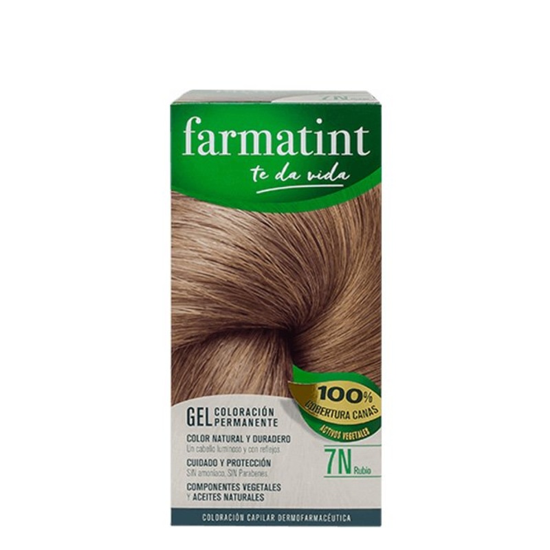 Farmatint Permanent Gel Hair Color 7N Blonde