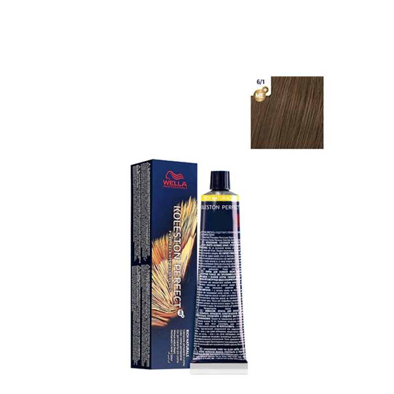 Wella Professionals Koleston Perfect Rich Naturals Color 6/1 Dark Blonde Ash 60ml
