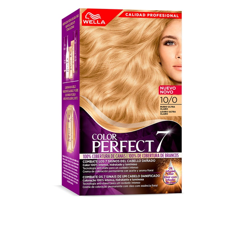 Wella Color Perfect 7 100% Gray Coverage Color 10/0 Ultra Light Blonde
