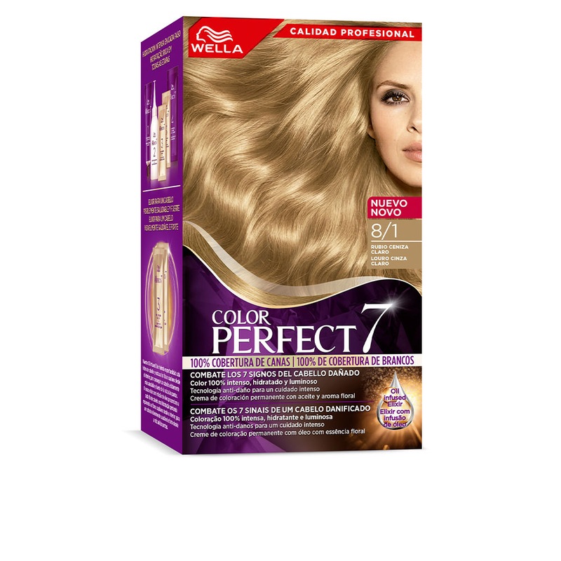 Wella Color Perfect 7 100% Gray Coverage Color 8/1 Light Ash Blonde