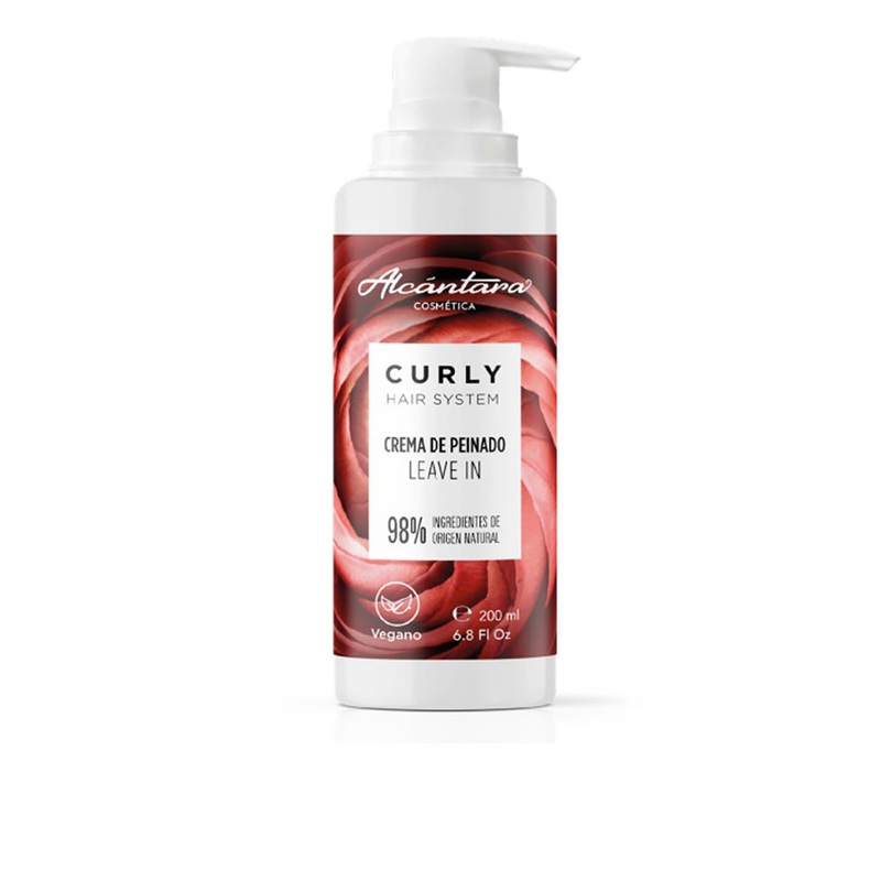 Alcantara Cosmetics Curly Hair System Styling Cream Leave In 200ml
