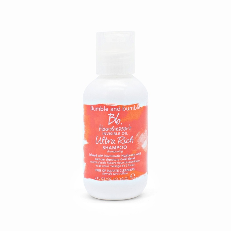 Bumble and bumble Hairdresser Invisible Oil Ultra Rich Shampoo 2oz – New