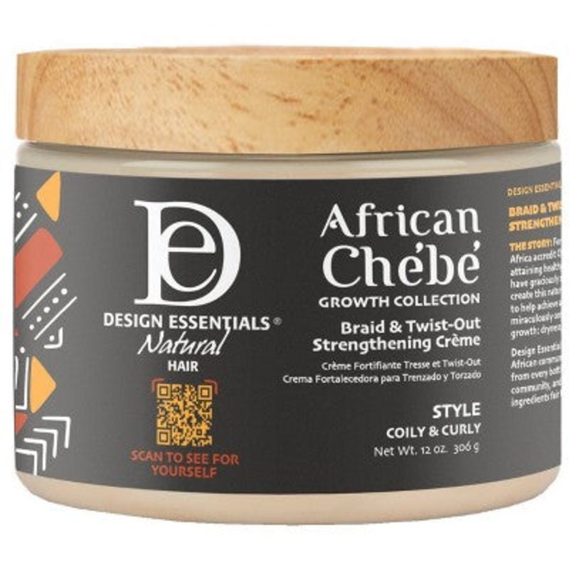 Design Essentials Chebe Braid & Twist-Out Styling Hair Pomade Creme 12oz – New