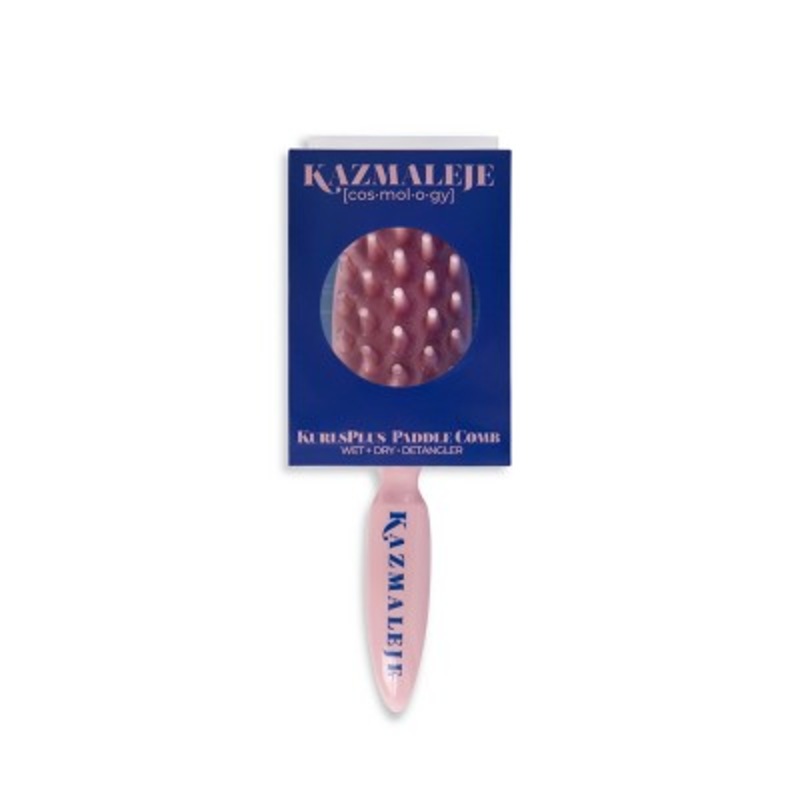 KAZMALEJE Kurlsplus Paddle Hair Comb Pink – New