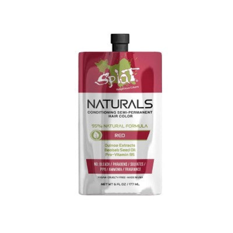 Splat Semi-Permanent Hair Color Naturals Red 6 fl oz – New