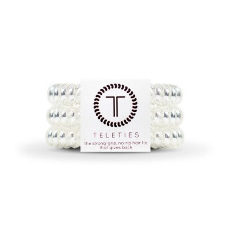 TELETIES Elastics Crystal Clear Large/3ct – New