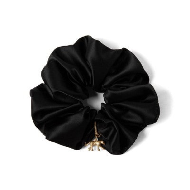 The Hair Edit Charming Ruched Ribbon Satin Scrunchie – Imperfect Box