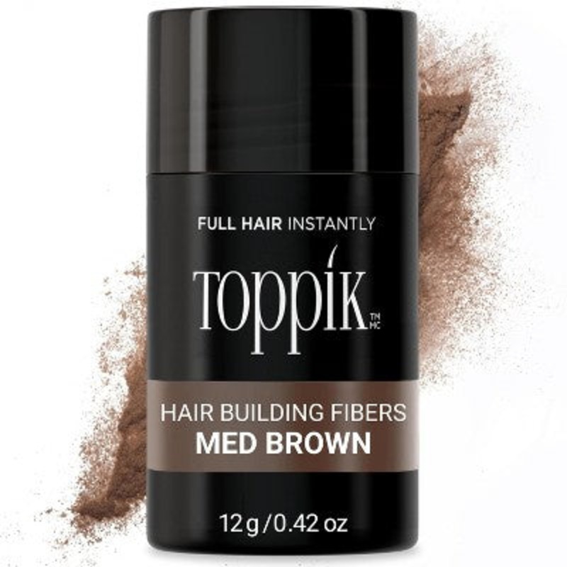 Toppik Hair Building Fibers Medium Brown 0.42 oz – Imperfect Container