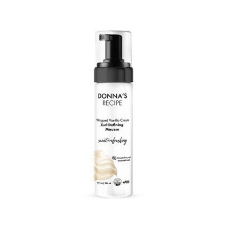 Donna’s Recipe Vanilla Curl Defining Mousse 8.5 fl oz – New