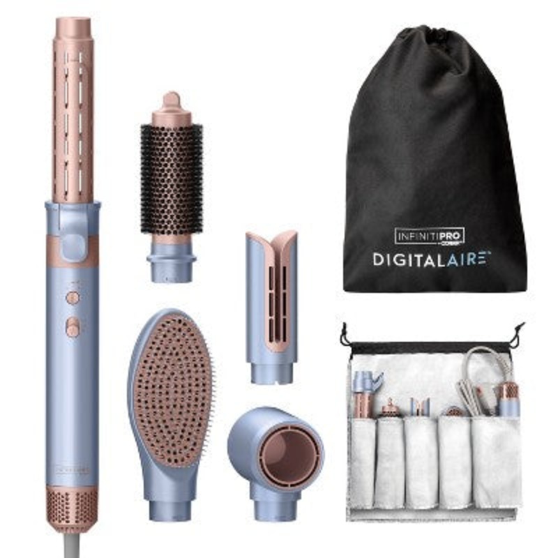 InfinitiPRO by Conair DigitalAIRE Plus Straightener; Bag Multipurpose Hair Styling Tools 1″-1.25″ – Imperfect Box