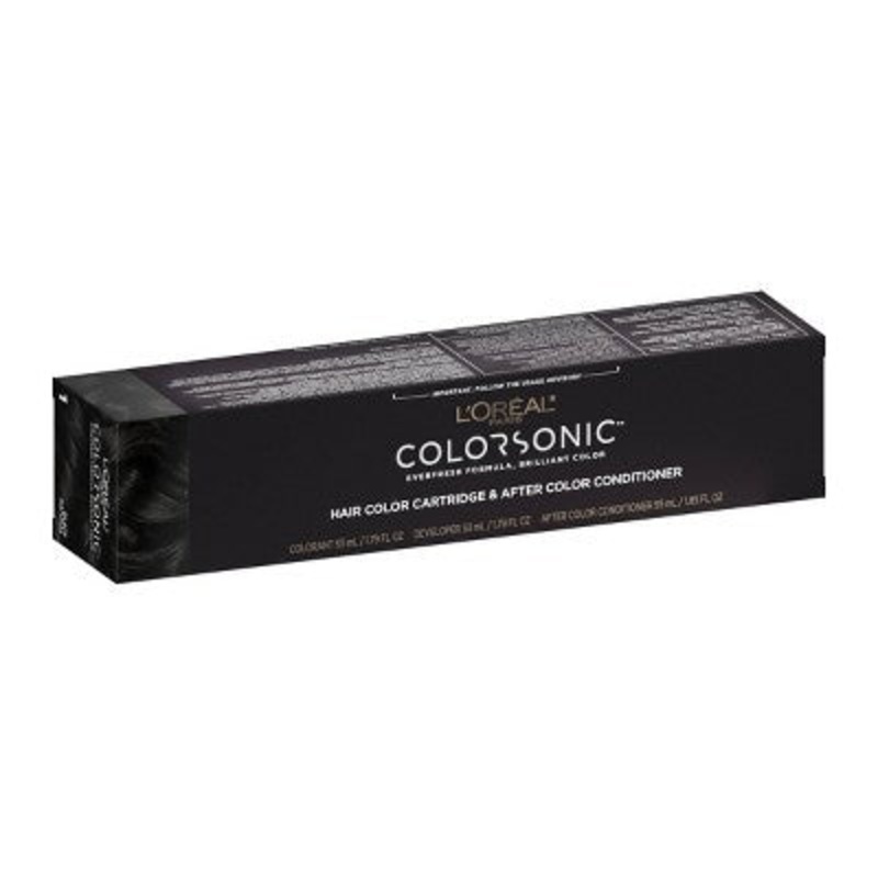 L’Oreal Paris Colorsonic Permanent Hair Color Cartridge Black Natural 1 – Imperfect Box