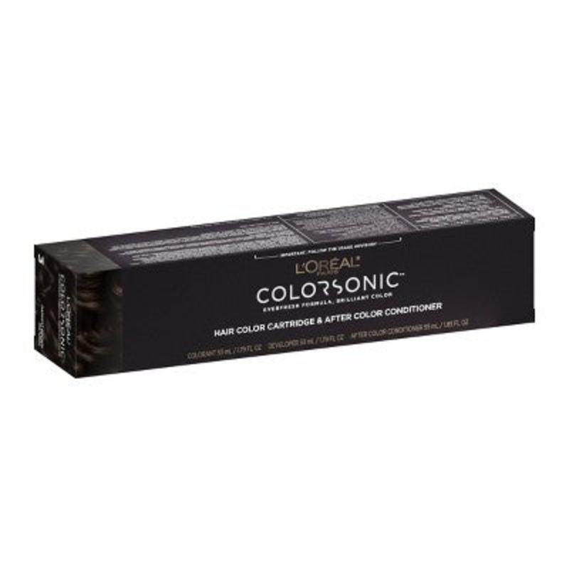 L’Oreal Paris Colorsonic Permanent Hair Color Cartridge Darkest Brown Natural 3 – Imperfect Box