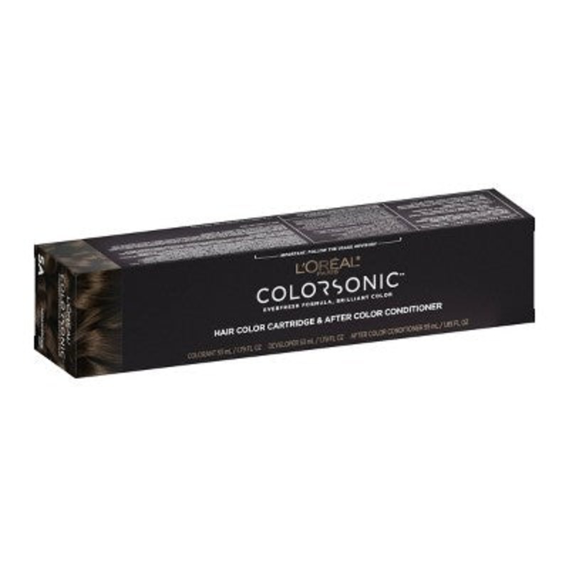 L’Oreal Paris Colorsonic Permanent Hair Color Cartridge  Medium Brown Ash 5A – Imperfect Box