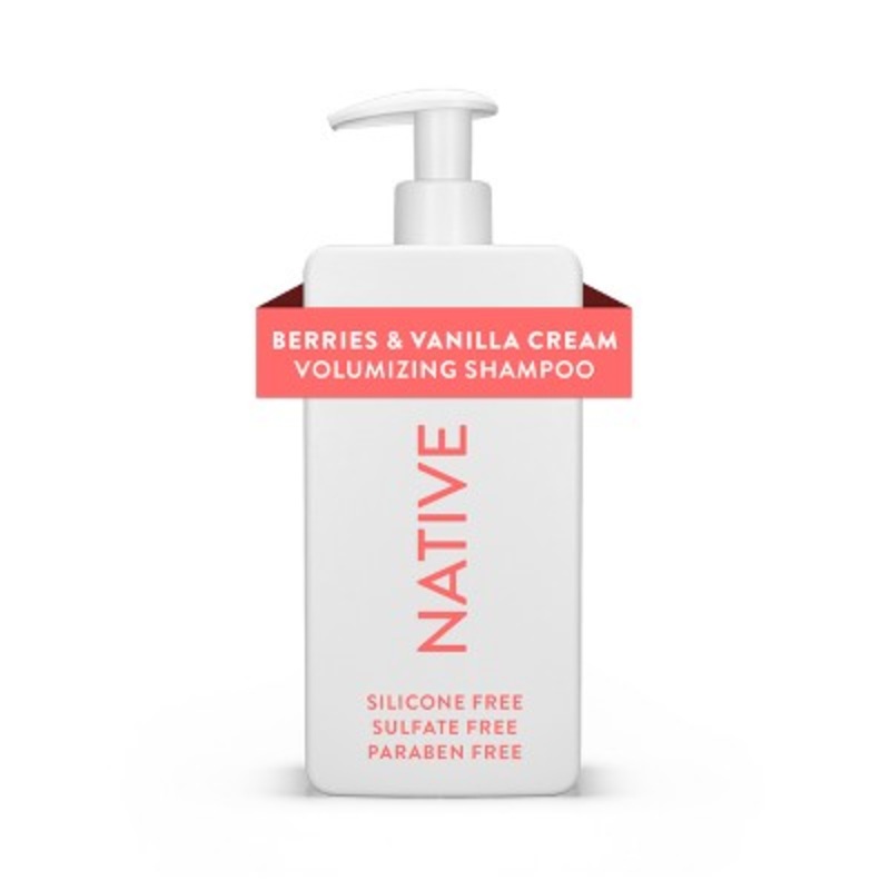 Native Berries; Vanilla Cream Volumizing Shampoo 16.5 fl oz – Imperfect Container