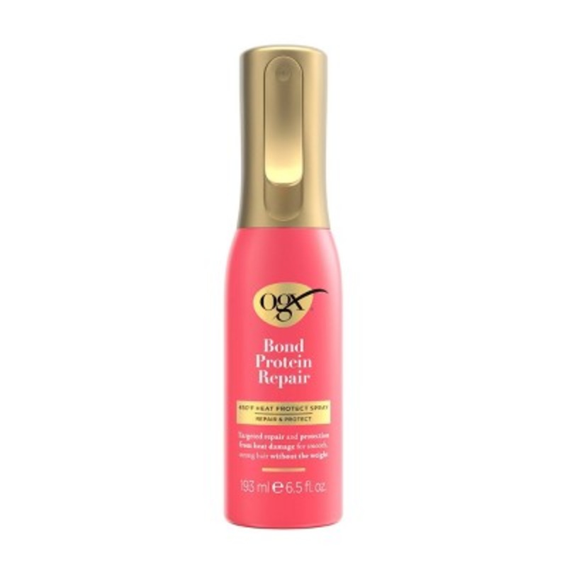 OGX Repair & Protect Bond Protein Repair 450F Heat Protectant Spray 6.5 fl. oz – Imperfect Container