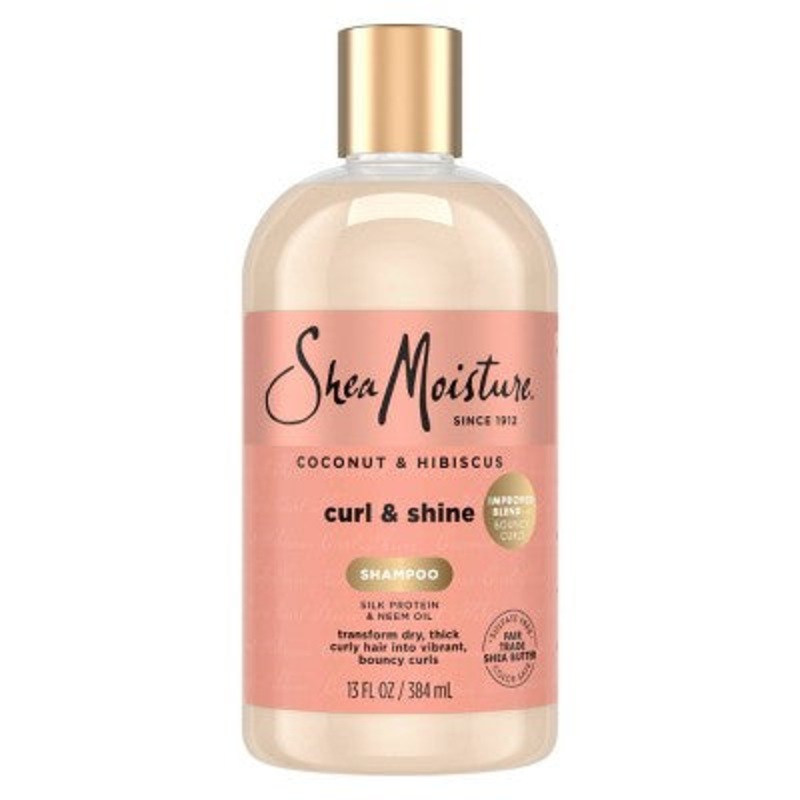 SheaMoisture Coconut and Hibiscus Curl and Shine Shampoo 13 fl oz – New