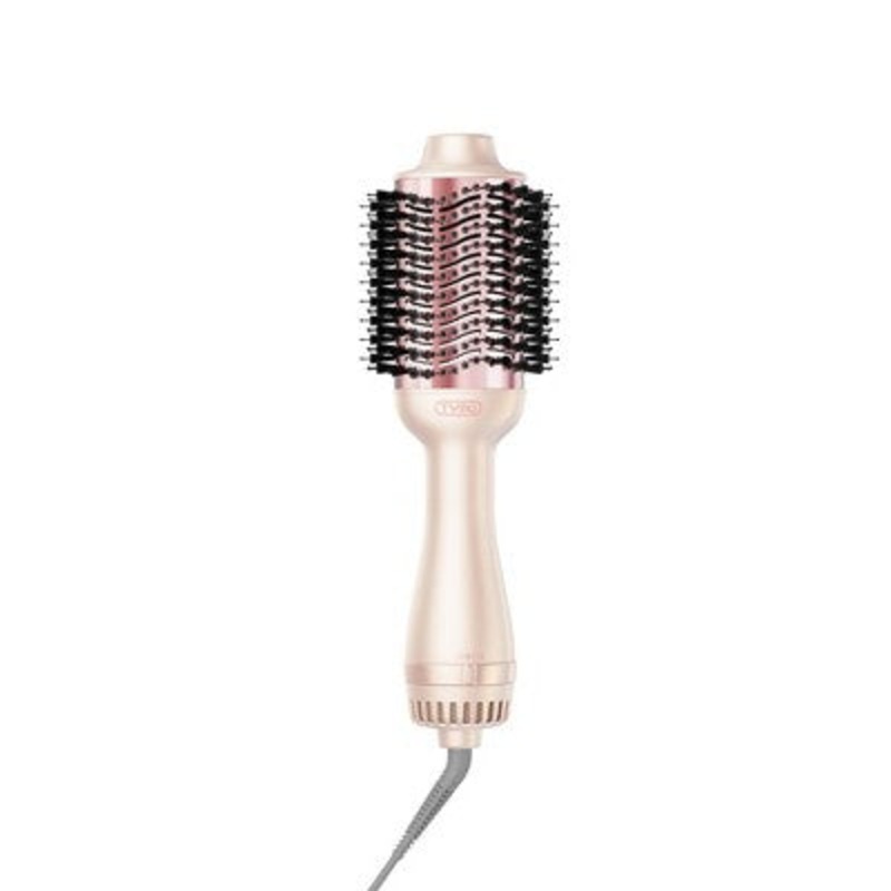 TYMO Volumizer Hot Air Brush Hair Dryer Champagne Pink – Imperfect Box