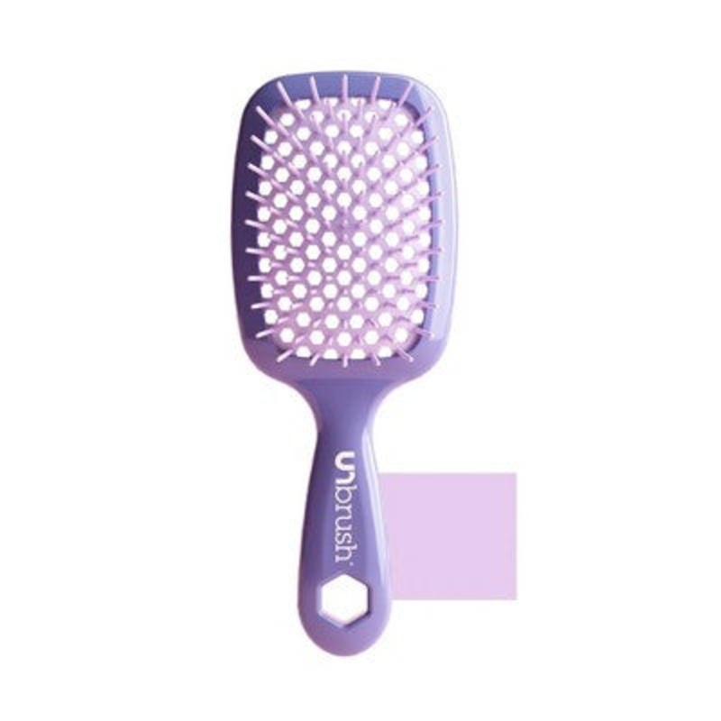 UNbrush Detangler Hair Brush Lavender Dark Purple – Imperfect Box