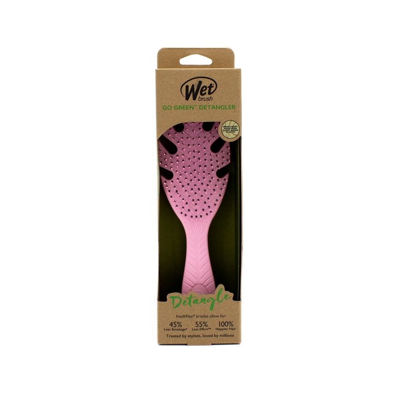 Wet Brush Go Green Detangling Brush PINK – New