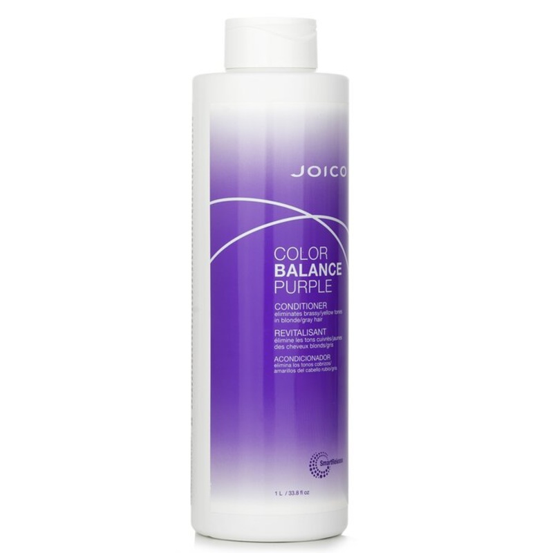 Color Balance Purple Conditioner (Eliminates Brassy/Yellow Tones on Blonde/Gray Hair) Size: 1000ml/33.8oz Weight: 1.08KG