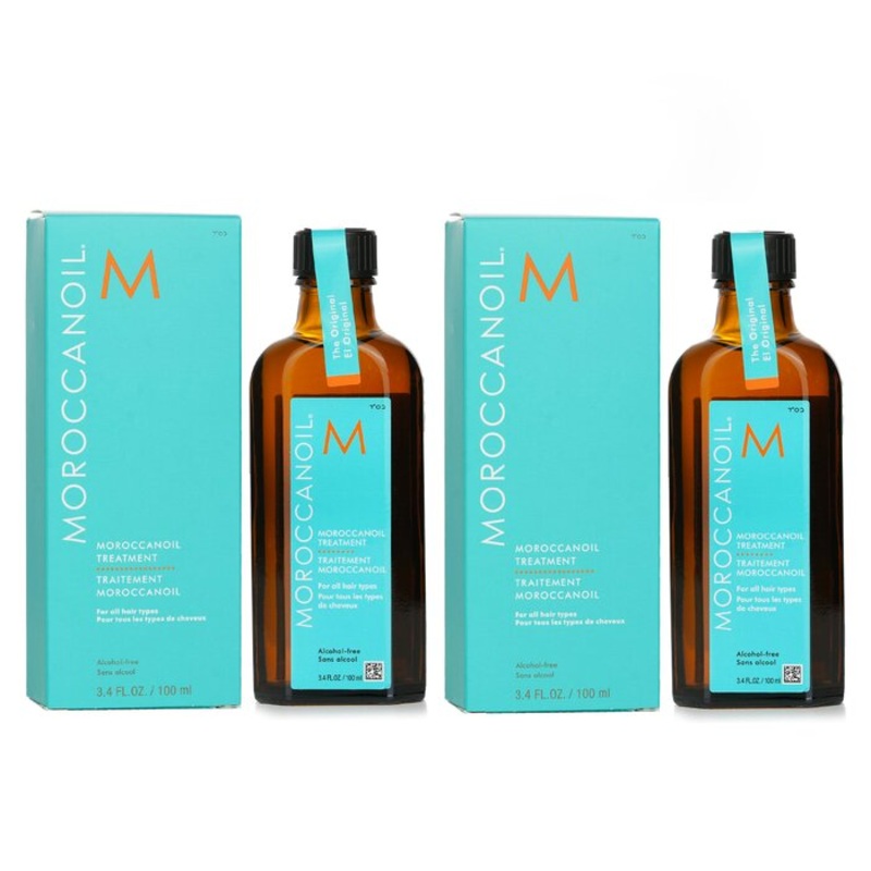 Moroccanoil Treatment – Original (For All Hair Types) Duo Set Size: 200ml(100mlx2) Weight: 0.53KG