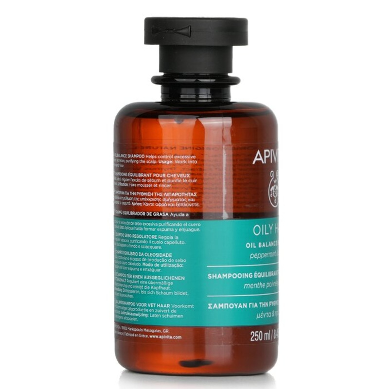 Oil Balance Shampoo with Peppermint & Propolis (For Oily Hair) Size: 250ml/8.45oz Weight: 0.29KG
